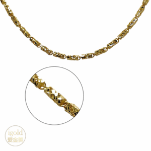 Rantai Leher Tiang 6 Segi 圆筒颈链